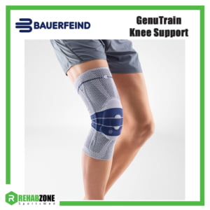 Bauerfeind GenuTrain Knee Support Titan Blue Rehabzone Singapore
