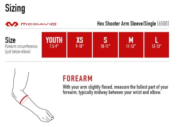 Mcdavid Knee Brace Size Chart