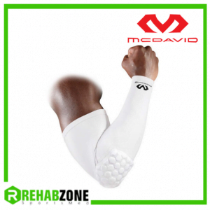 McDAVID 6500 Hex Shooter Arm Sleeve / Single/ White