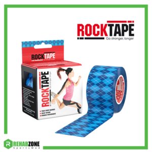 ROCKTAPE 5cm x 5m Argyle Blue