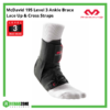 McDAVID 195 Level 3 Ankle Brace with Lace Up & Cross Straps