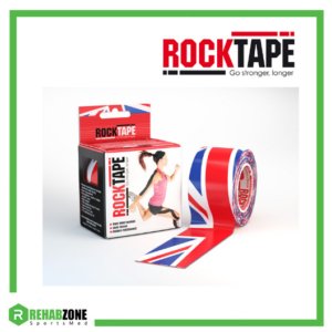 RockTape Kinesiology Tape 5cm x 5m Union Jack Frame Rehabzone Singapore