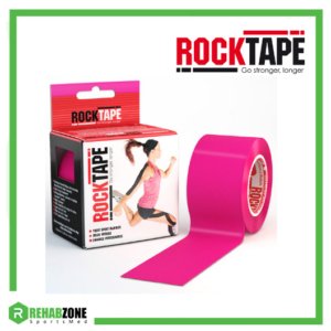 RockTape Kinesiology Tape 5cm x 5m Pink Frame Rehabzone Singapore
