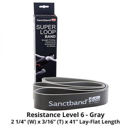 Sanctband Super Loop Band Gray Extreme Heavy Resistance