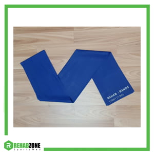 Rehabzone Flat Resistance Rehab Band Light Navy Frame Rehabzone Singapore