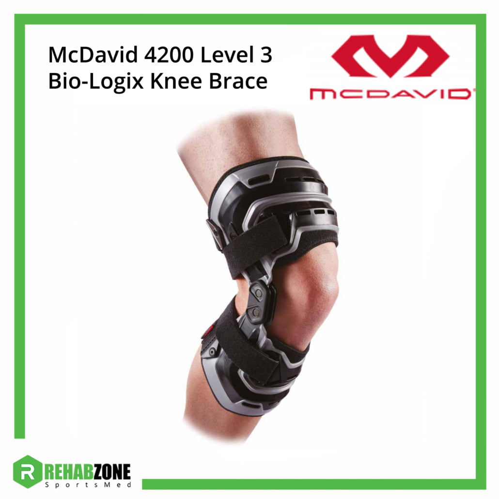 McDAVID 4200 Level 3 ELITE BioLogix Knee Brace Rehabzone SportsMed