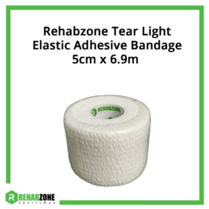 Rehabzone Tear Light Elastic Self-Adhesive Bandage 5cm x 6.9m Frame Rehabzone Singapore