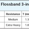 Sanctband CompreFloss Flossband 3 Inch Specifications Rehabzone Singapore