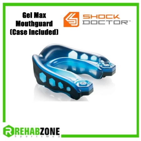 SHOCK DOCTOR Gel Max 6100 Mouthguard Blue/Black Rehabzone Singapore
