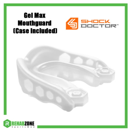 SHOCK DOCTOR Gel Max 6100 Mouthguard White/Clear Rehabzone Singapore