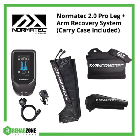 Normatec 2.0 Pro Leg + Arm Recovery System Carry Case Included Frame Rehabzone Singapore