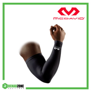 McDavid 656 Compression Arm Sleeve Black Frame Rehabzone Singapore