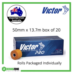 Victor Pro Rigid Tape 50mm x 13.7m Box of 20 Packaged Individually Frame Rehabzone Singapore