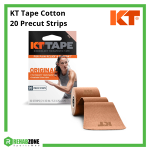 KT Tape Cotton (20 Precut Strips) Beige