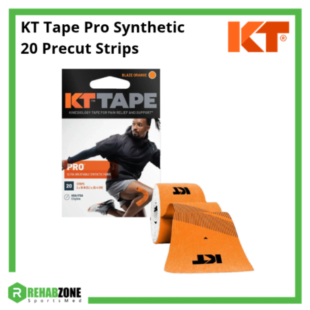 KT Tape Pro Synthetic (20 Precut Strips) Blaze Orange
