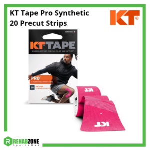 KT Tape Pro Synthetic (20 Precut Strips) Hero Pink