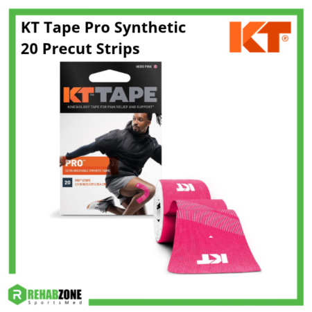 KT Tape Pro Synthetic (20 Precut Strips) Hero Pink